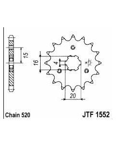 Front sprocket 11 teeth