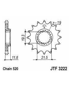 Front sprocket 11 teeth