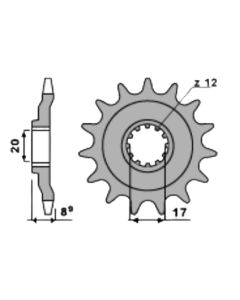 Front sprocket 12 teeth