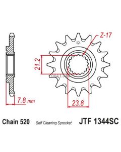 Front sprocket 13 teeth