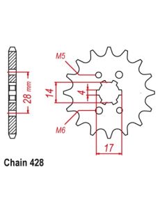 Front sprocket 11 teeth