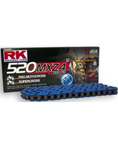 Chaine RK 520 compétition cross BLEUE 116 M