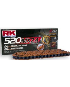 Chaine RK 520 compétition cross ORANGE 120 M