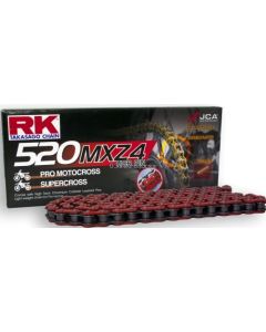 Chaine RK 520 compétition cross ROUGE 118 M