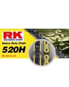 Chaine RK 520 renforcée couleur or 102M