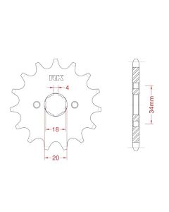 Pignon avant 12 dents