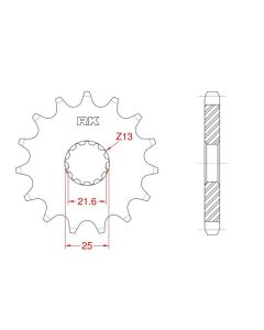 Pignon avant 12 dents