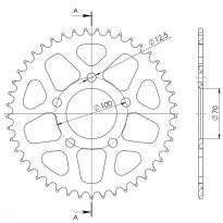 Couronne alu 45 dents