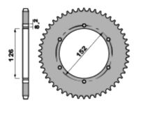 Couronne acier 46 dents