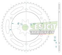 Couronne acier 52 dents