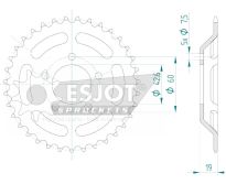 Couronne acier 50 dents