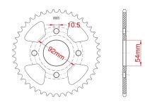 Couronne acier C45 haute résistance 45 dents