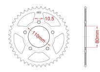 Couronne acier 39 dents