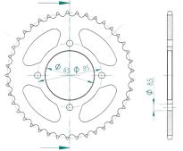 Couronne acier 41 dents