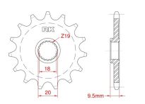 Pignon avant 12 dents